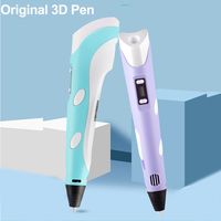 3D Pen DIY Drawing Pen With LCD Screen Compatible PLA ABS Filament Toys Safe Paiting for Children Kids Christmas Birthday Gifts