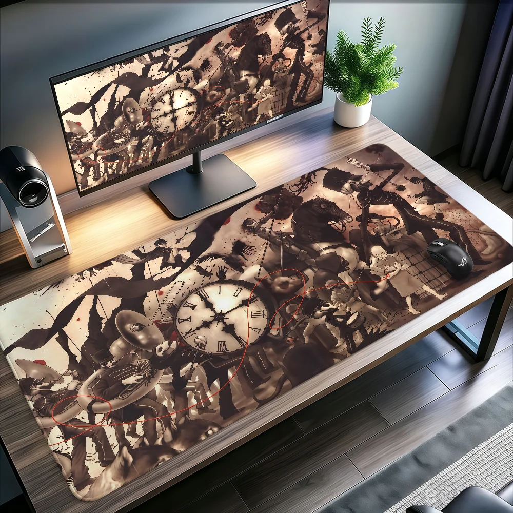 Band My C-Chemical R-Romance Mouse Pad Large Non-slip Lockedge Desktop Computer Desk Mat Keyboard MousePad Office Gamer Student