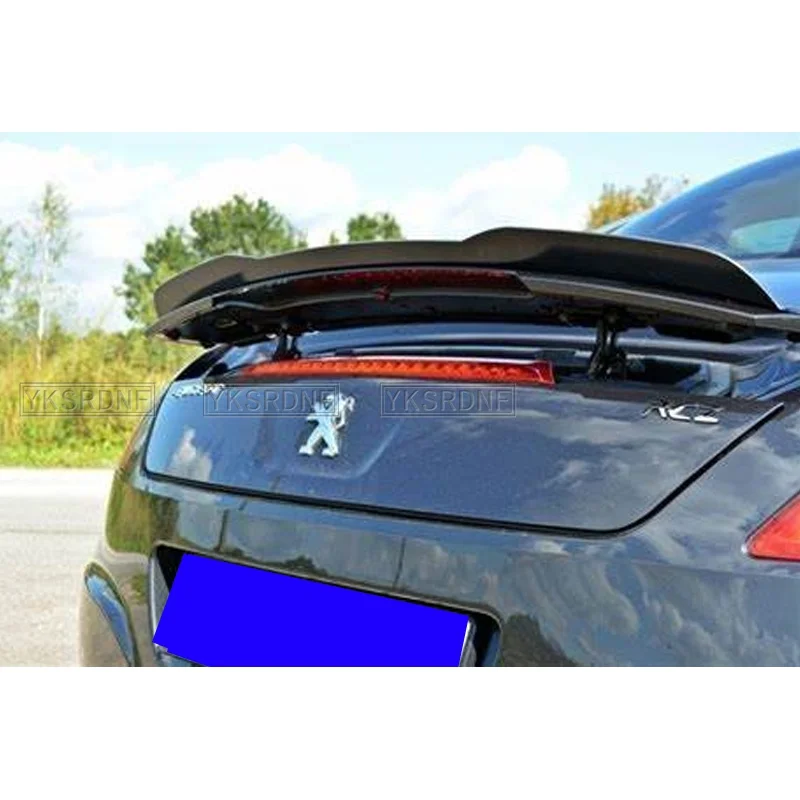 Rear Trunk Spoiler Wing for PEUGEOT RCZ 2010 2011 2012 2013 2014 2015 ABS Plastic Glossy Black Car Rear Top Spoiler Roof Wing