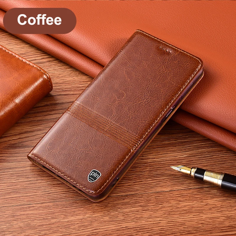 Genuine Leather Case for OPPO Find X2 X3 X5 Lite NEO Pro Luxury Magnetic Flip Cover Card Slots