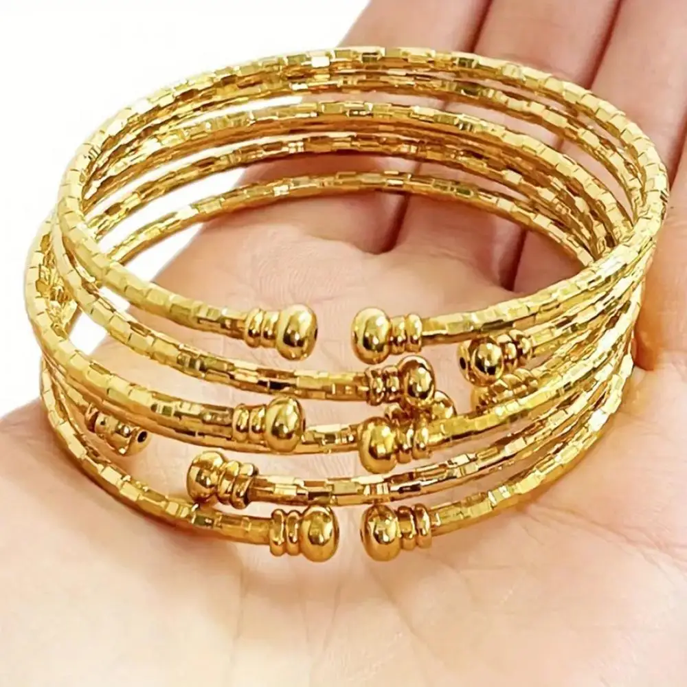 

NADEEM New Vintage Circle Multilayer Open Bracelet for Women Gift Ball Geometric Bracelet Jewelry Set Gift Wholesale