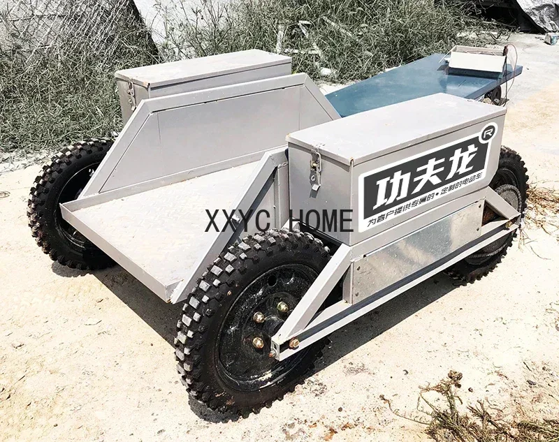 Elektrische Vierwielige Afstandsbediening All-Terrain Flat Aangepaste Vierwielaangedreven Vrachtwagen Off-Road Band Mountain