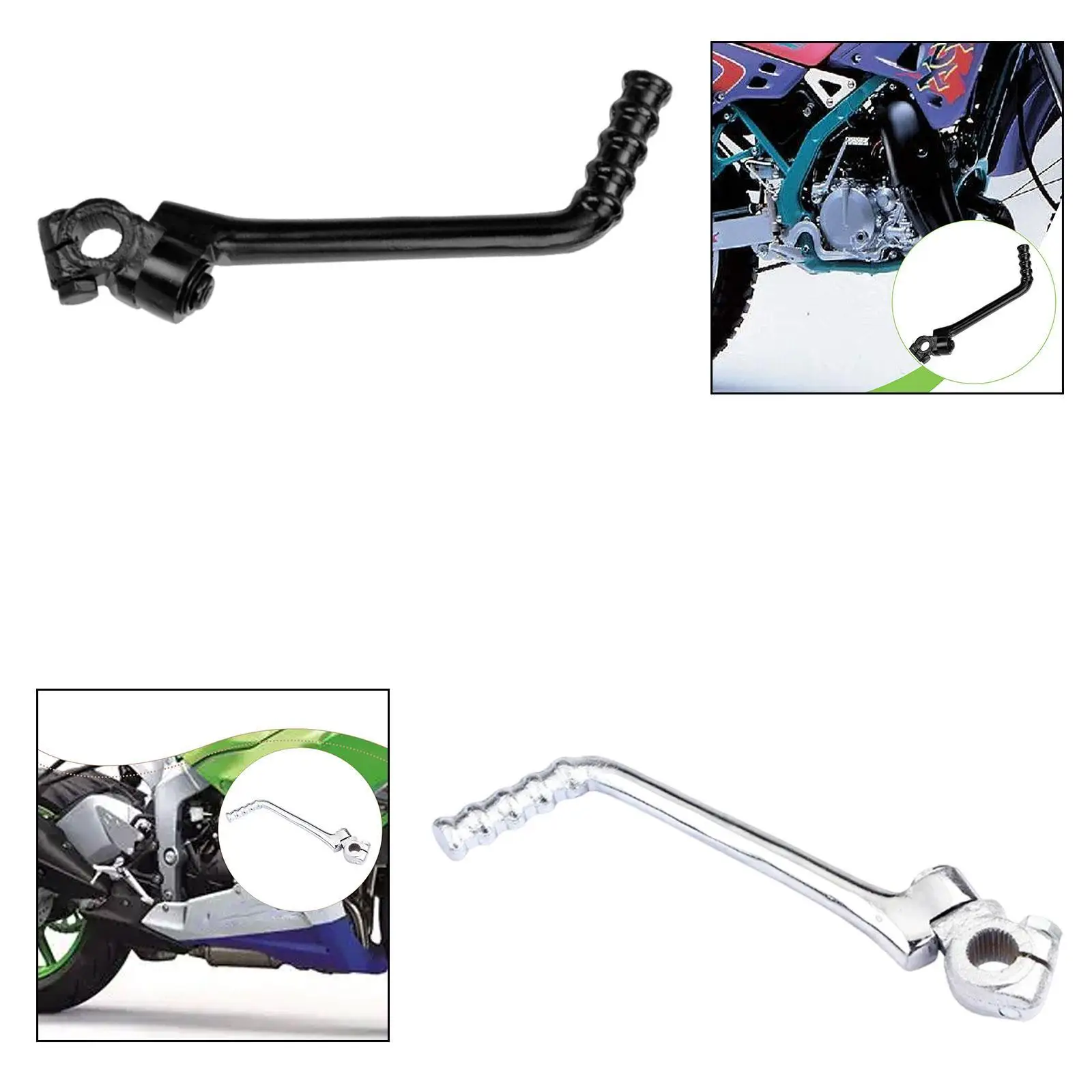 

Рычаг кик-стартера для Kawasaki KX125 (1974-76, 1978-81) Klx250 (1979-80)