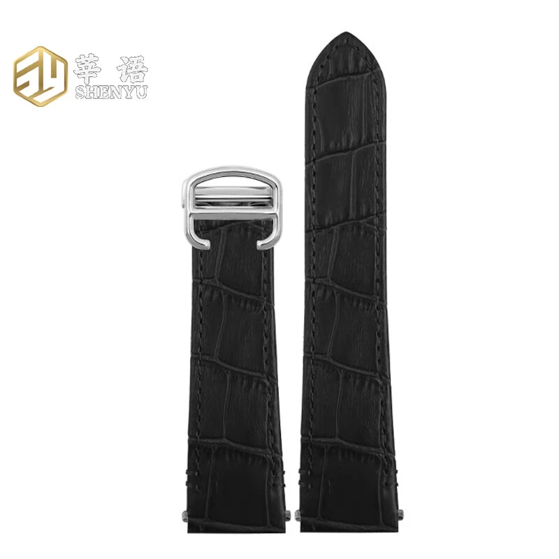 حزام من الجلد الأصلي Shenyu ، سوار ساعة بواجهة سريعة التحرير ، سوار ، مناسب للليوناردو ، WSSA0010 ، wsa0021 ، WHSA0023 ، 19 ، 21