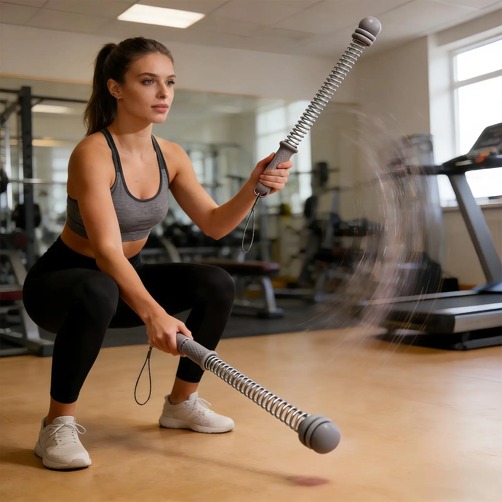 Battle Ropes For Home Gym Adjustable Arm Training Equipment Cordless Ropes For Working Out For Women Men Adults Home Gym Fitness