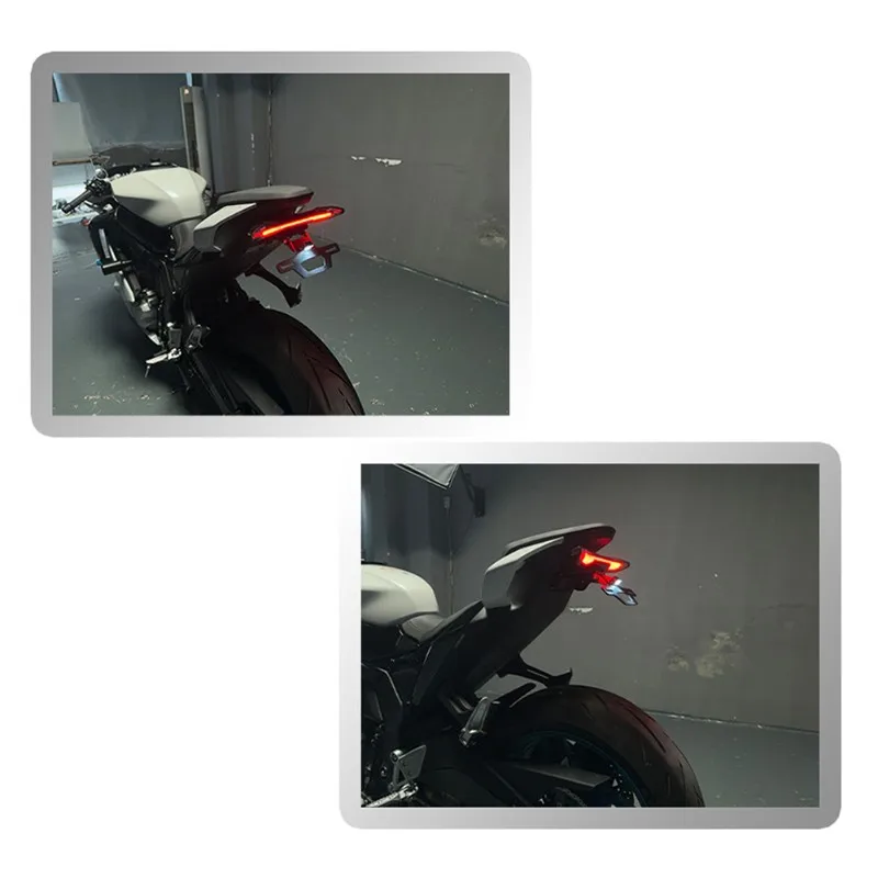 Motorcycle Modification For 675SS/675SR-R 2024-2025 Motorcycle Tail Tidy License Plate Holder