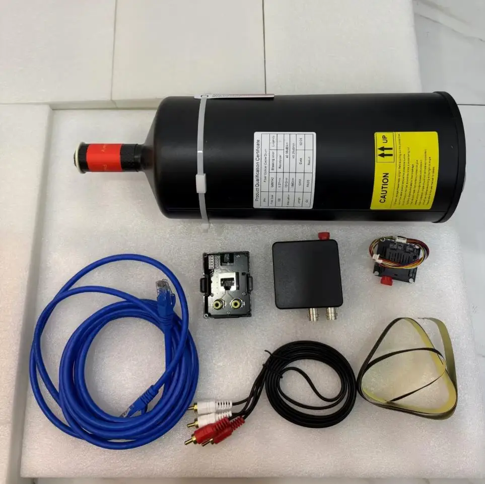 

FPV Fiber Optic Image Digital Module 3km 5km 10km 15km Anti-Interference RC Drone Supports up to 30km wired signal transmission