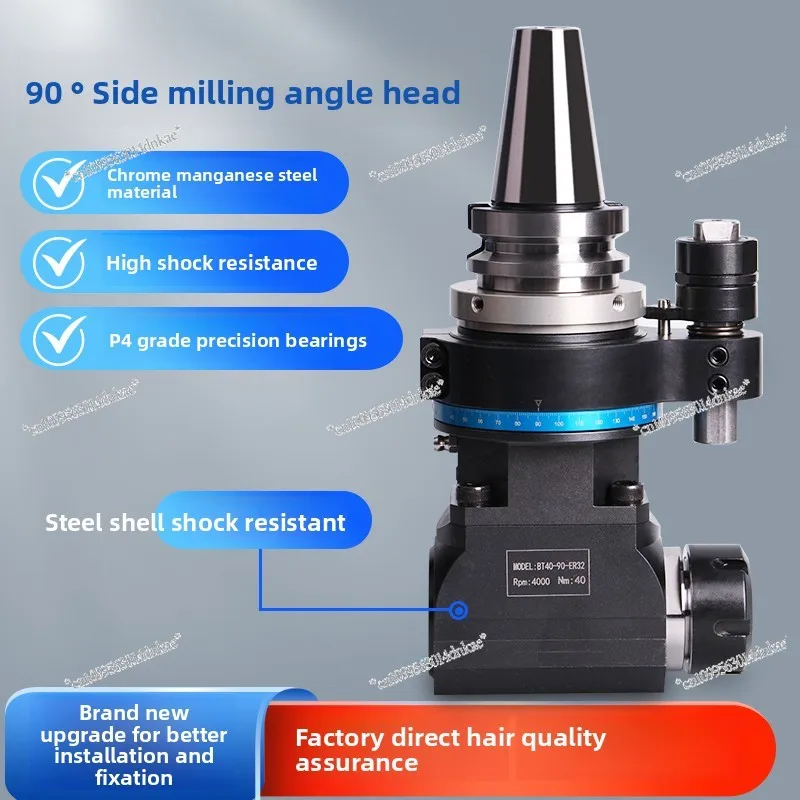 

Machining Center BT40 BT50-ER32 90 °, Angle Head, Side Milling Head, Right Angle Head, Side Machining