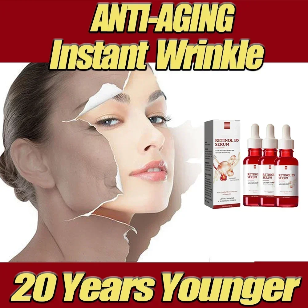 Retinol Anti Wrinkle Essence Reduces Fine Lines Lifts Tightens Skin Improves Mullness Removes Facial Wrinkle Moisturizes Care