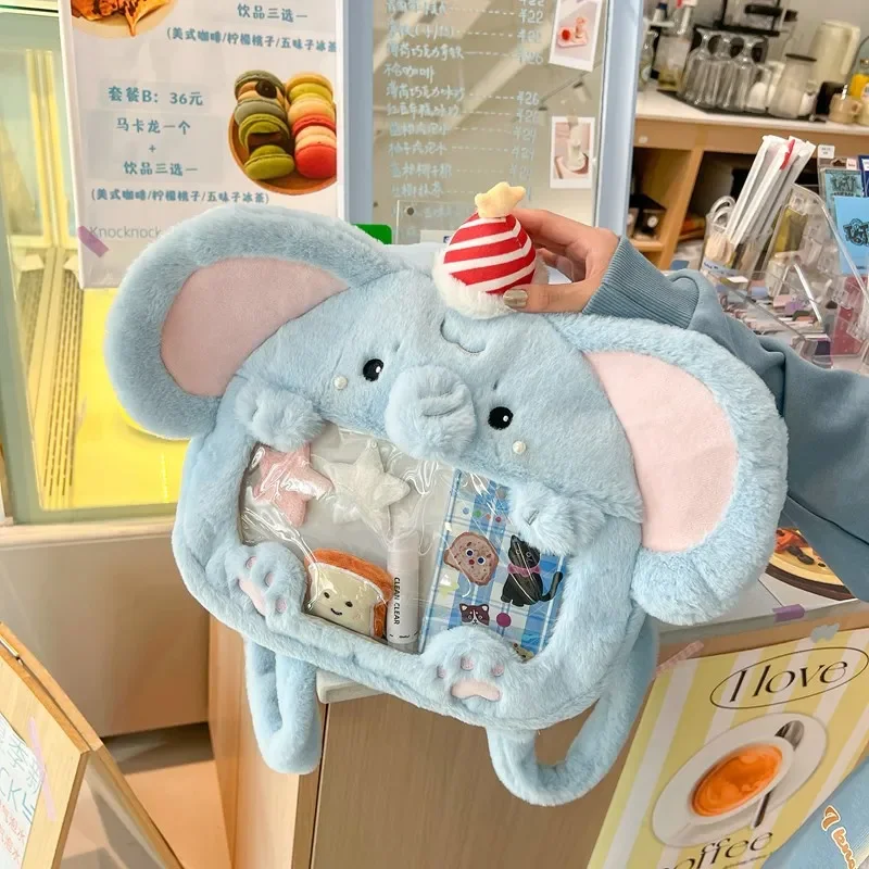 Mori Japanese Plush Cartoon Bag Elephant Backpack Secondary Kawaii High Value Large Capacity Cute Pain Bag Korean Joker Trend