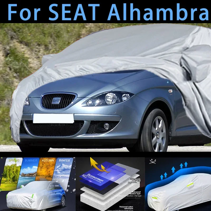 

For SEAT AIhambra Car protective cover,sun protection,rain protection, UV protection,dust prevention auto paint protective