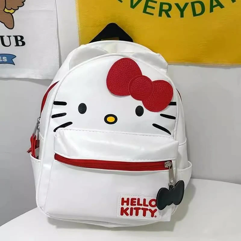 

2024 Japanese Kuromi College Style Y2K Cartoon Hellos Kittys Backpack Student Backpack Small Schoolbag Cute Birthday Gift