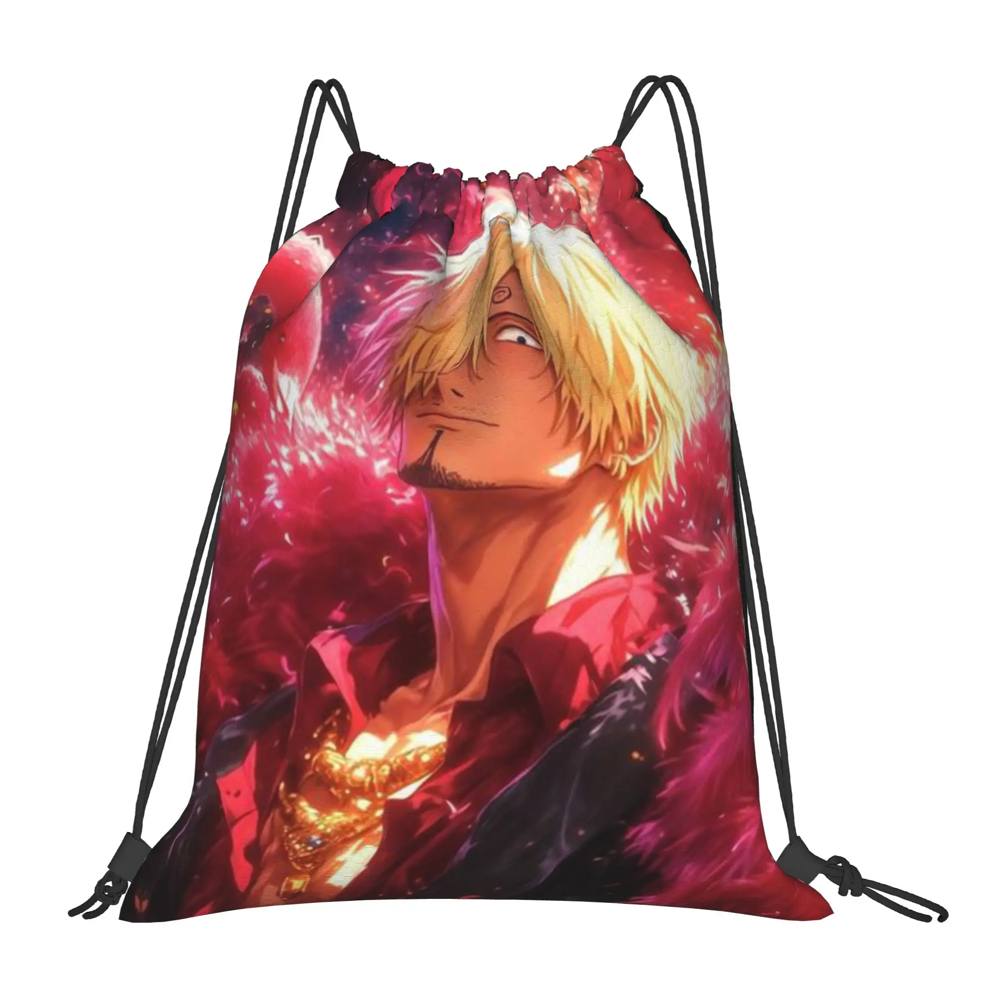 

Красный портативный рюкзак-мешок Red Sanji для походов, езды на велосипеде и занятий в спортзале