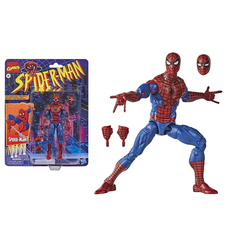 Hasbro-スパイダーマンアクションフィギュアモデル,アニメコレクション