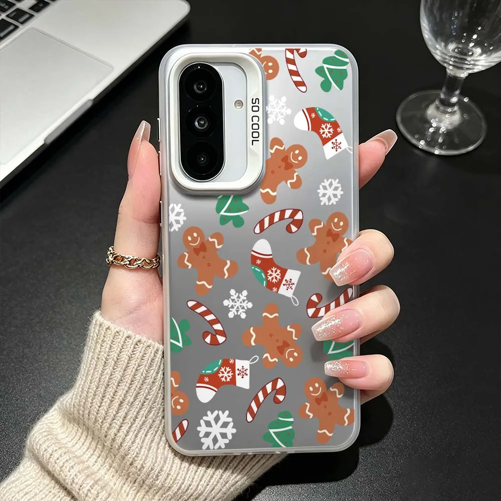 Gingerbread Christmas Phone Case For Samsung Galaxy A26 A25 A24 A23 A22 A21s A20s A16 A15 A14 A13 A12 A11 A06 A05 A04 A03