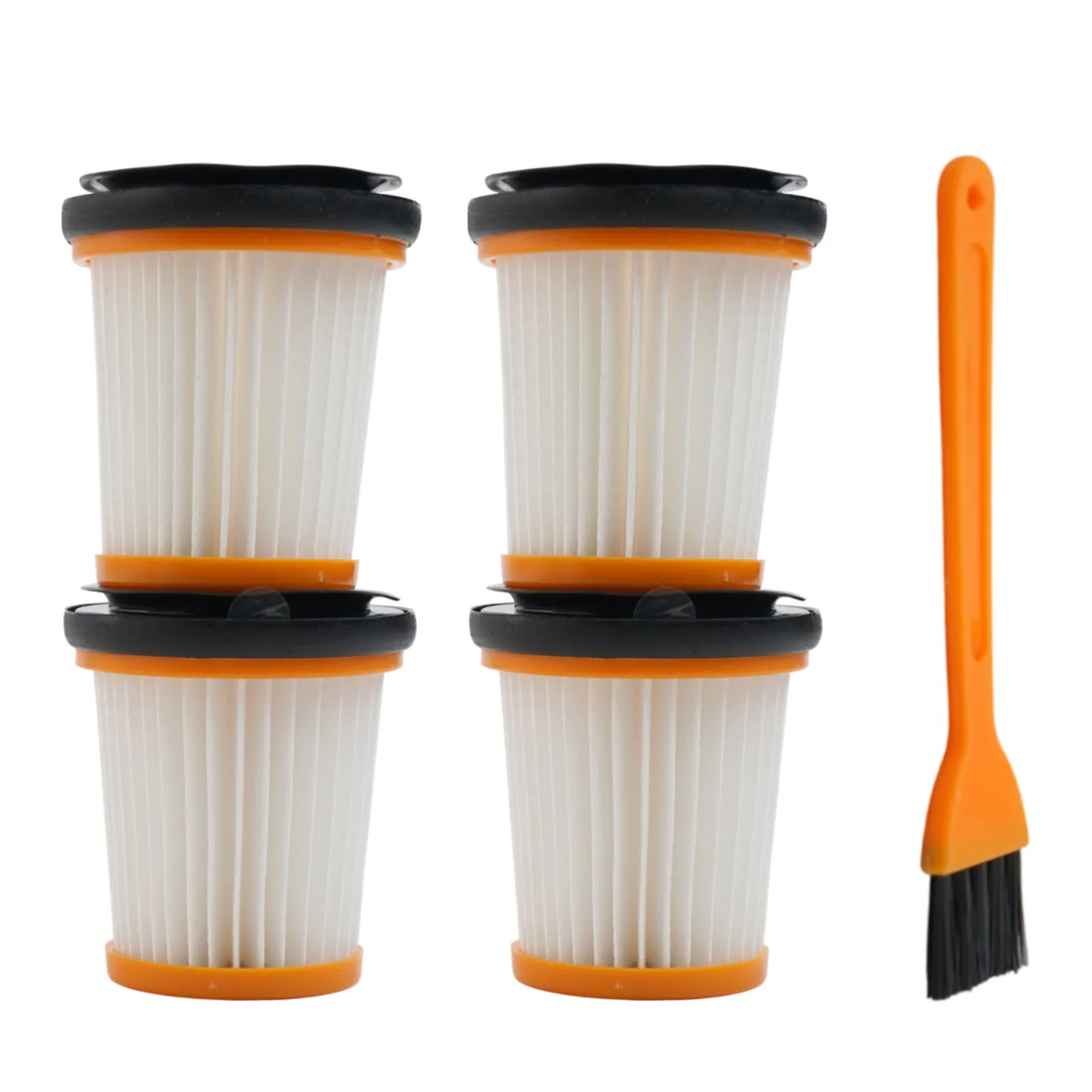 Premium Filter Element for Shark W1 W2 W3 WV200 WV205 Eye Catching Orange & White Enhanced Performance Pack of 4