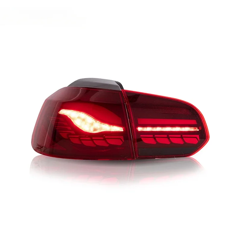 Manufacturer LED Taillights Rear Lamp 2010-2014 mk6 golf r20 gtd gti style Tail Light For VW Golf 6 Auto Lampscustom