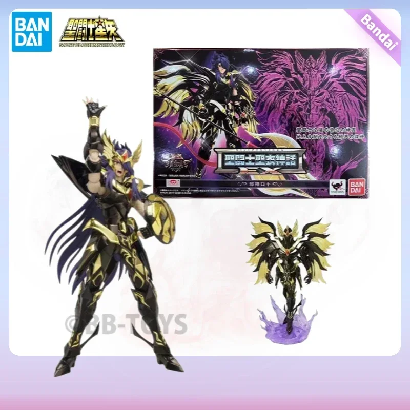 

In Stock Bandai Saint Cloth Myth Golden Soul EX Evil Loki Metal Anime Action Collectible Figure Toy