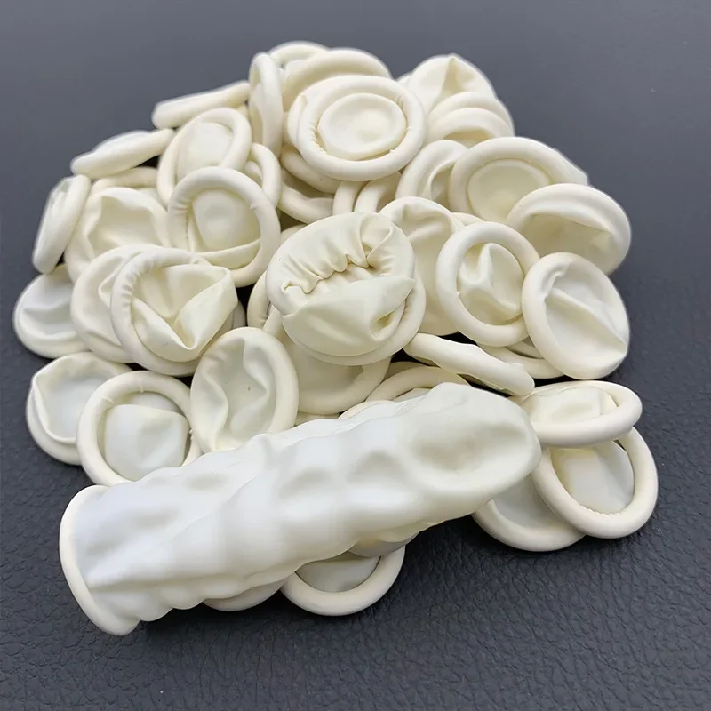 أطراف الأصابع واقية إصبع مسمار 200 قطعة الفن اللاتكس سرير الاصبع مكافحة ساكنة المتاح إصبع المهد ساعة أداة إصلاح لصانع الساعات