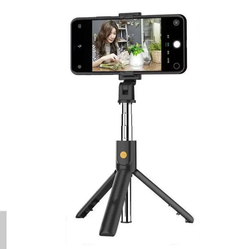 Bluetooth Cell Phone Selfie Stick Tripod Wireless Remote Multifunc-tional Extendable Portable Phone Stand Live Streaming Video