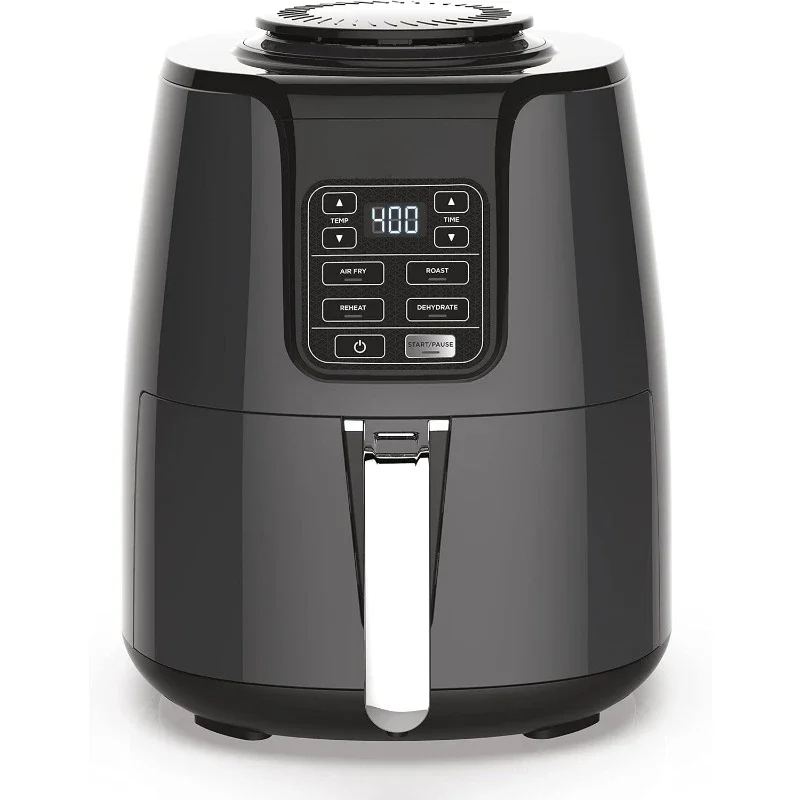 Air Fryer, Roast, Bake, Fry, Roast, Broil, Reheats, & Dehydrates, 4-in-1, Fries, Frozen Food, Veggies, and Juicy Meat, Less