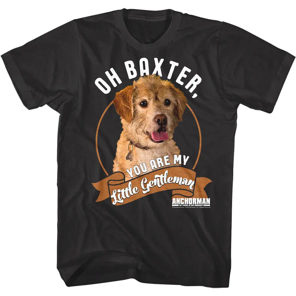 Anchorman Oh Baxter My Little Gentleman Men'S T Shirt Dog Legend Of Ron Burgundy