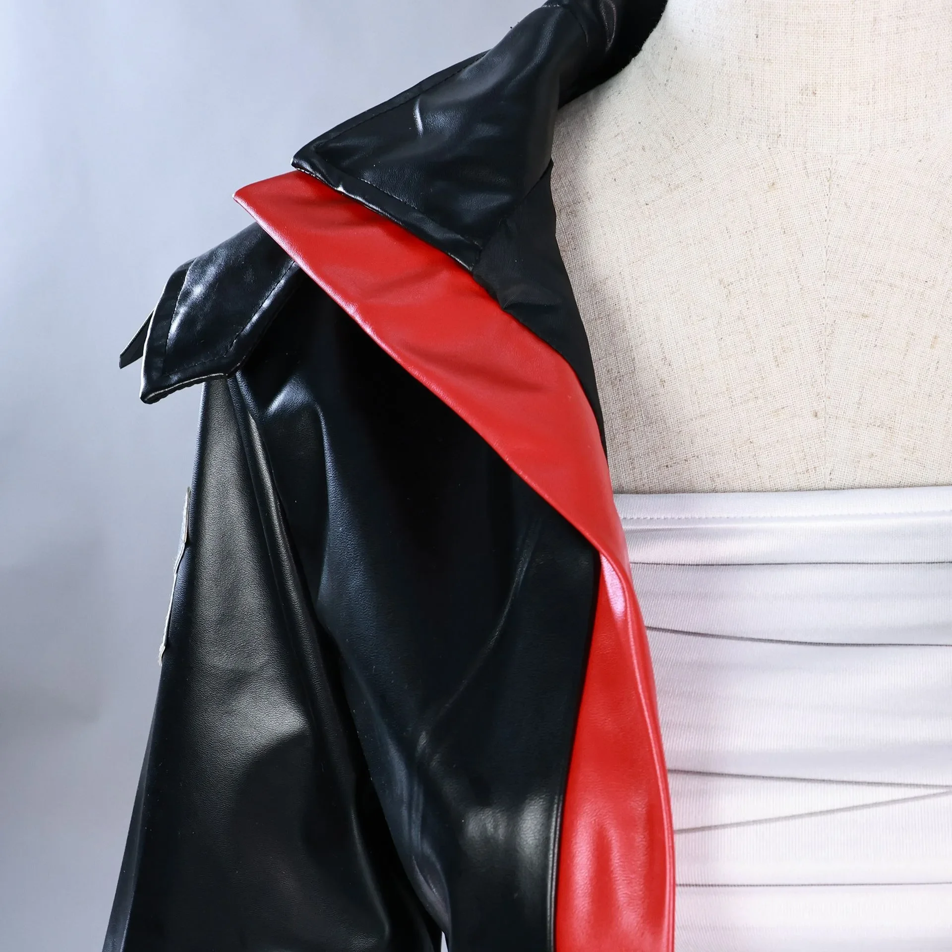 CosplayIn 在庫ゲーム Arcane 2 Underground Fighter VI コスプレ衣装 Arcane Black Vi コスプレウィッグ Outfis 制服衣装スーツ