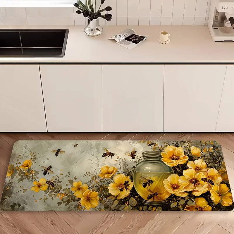 Coastal Seashell Starfish HOME Print Floor Runner Non-Slip Decorative Entryway Rug for Kitchen Hallway Home Decoration
