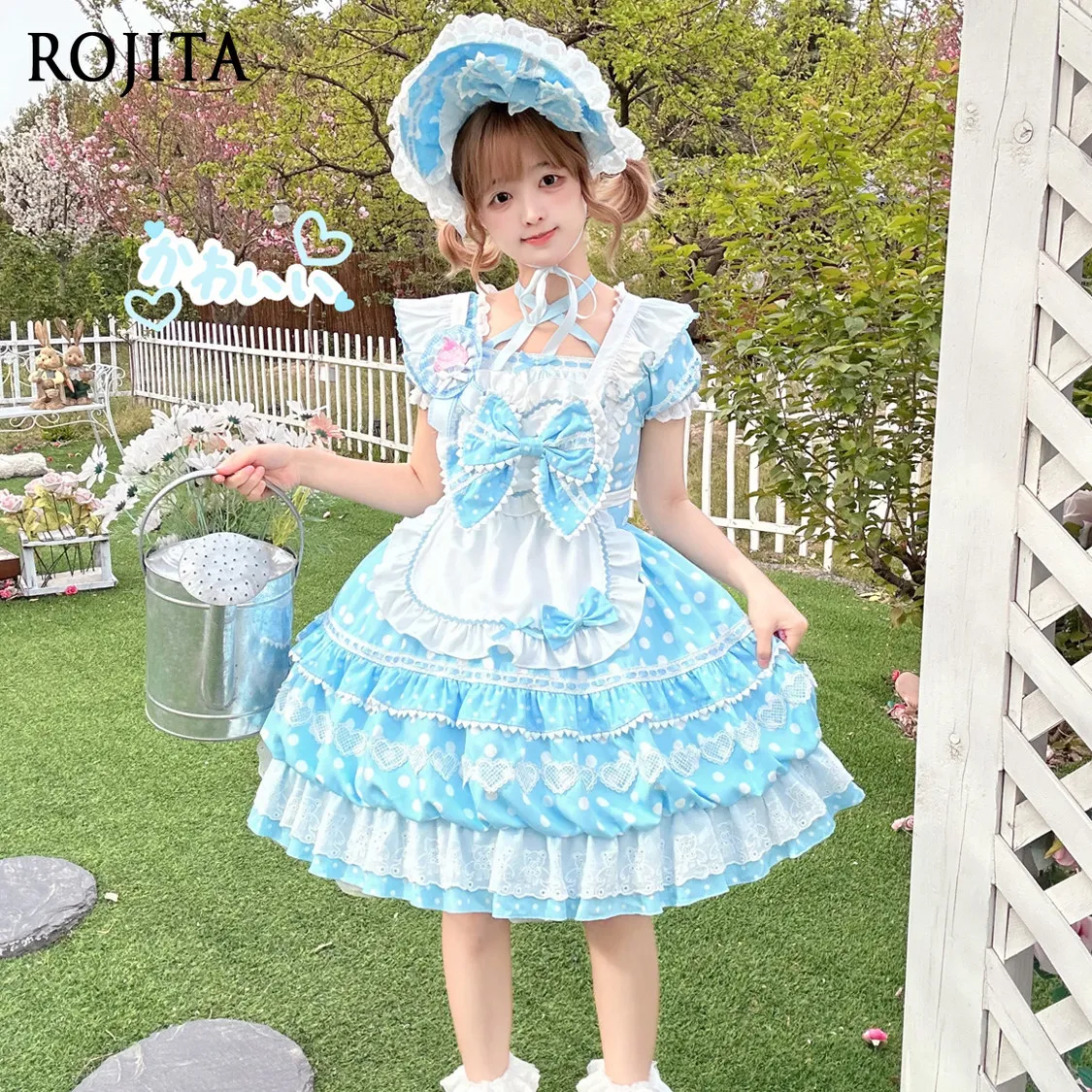 

Original Design Polka Dot Lolita Dress Sweet and Cute Short-sleeved OP Dress for Women 2026 New Lolita Clothes