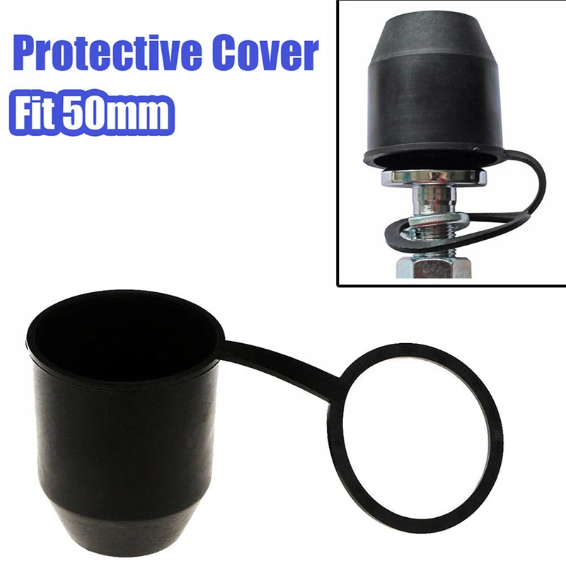 

1 черный чехол для фаркопа из ПВХ — защитный колпачок для буксировочного сцепного устройства и муфты прицепа