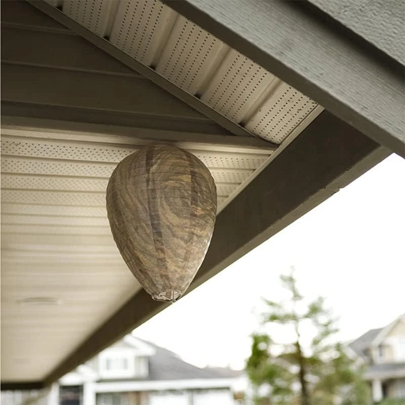 Wasp Nest Decoy, Hanging Wasp Deterrent Wasp Trap Fake Wasp Nest For Home And Garden Outdoor Wasp Deterrent Easy To Use