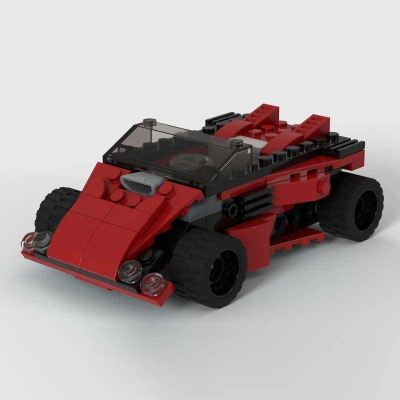 Speed Racing Car Model MOC Building Bricks Desert Dune Racing Car Modular Technology Children Holiday Gifts Assemble Toys Suit