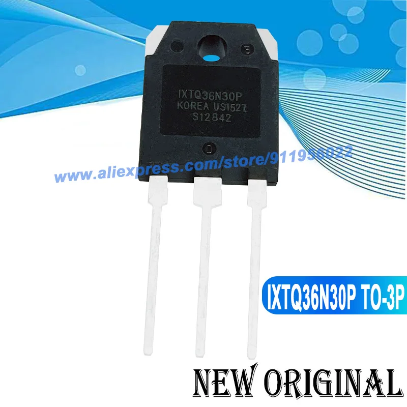 (5 Pieces) IXTQ36N30P  TO-3P 300V 36A / G40N60UF SGH40N60UF 600V 40A / RJL6020 600V 30A / FS25SM FS25SM-10  500V 25A TO-3P