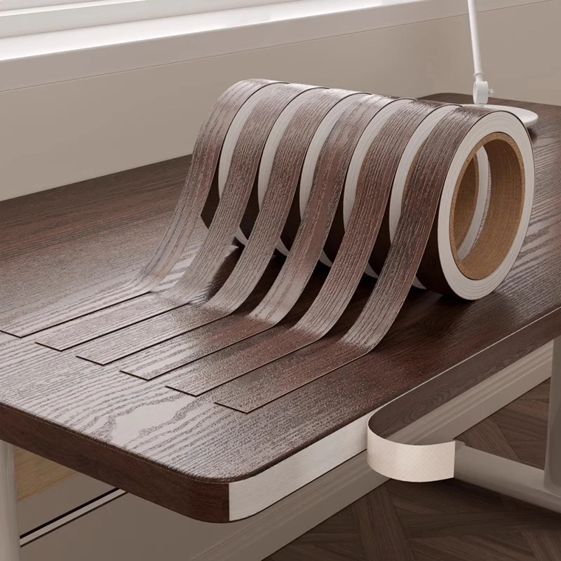 

6 рулонов самоклеящейся ленты под дерево, водостойкая кромкооблицовочная лента, ремонт дверной рамы, кромкооблицовочные наклейки на стену