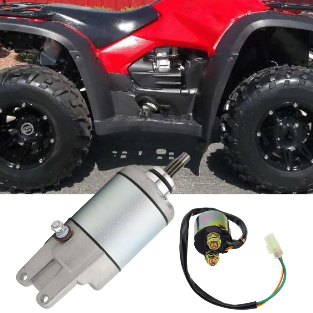

Starter Motor with Solenoid Relay For Honda TRX500FA TRX500FGA TRX500FPA Foreman Rubicon 2001–2014 31200-HN2-A01 31200-HN2-003
