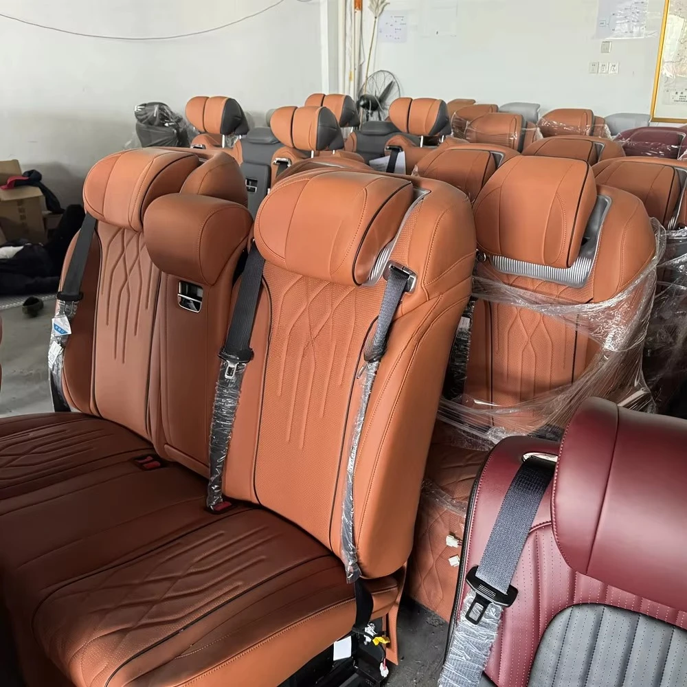High-end Commercial Modified Wider Car Seat Customized logo Interior for Sprinter VITO Metris Vclass W447 HIACE Coaster