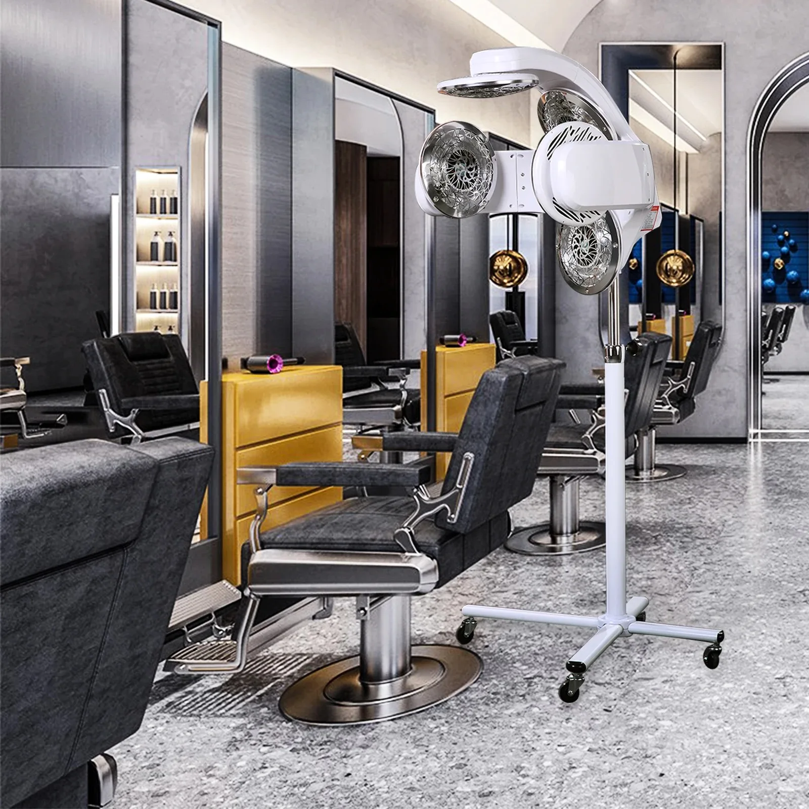 

Professional Adjustable Big Hooded Hair Dryer for Salon Modern Hair Coloring Processor Equipment with Ergonomic Design