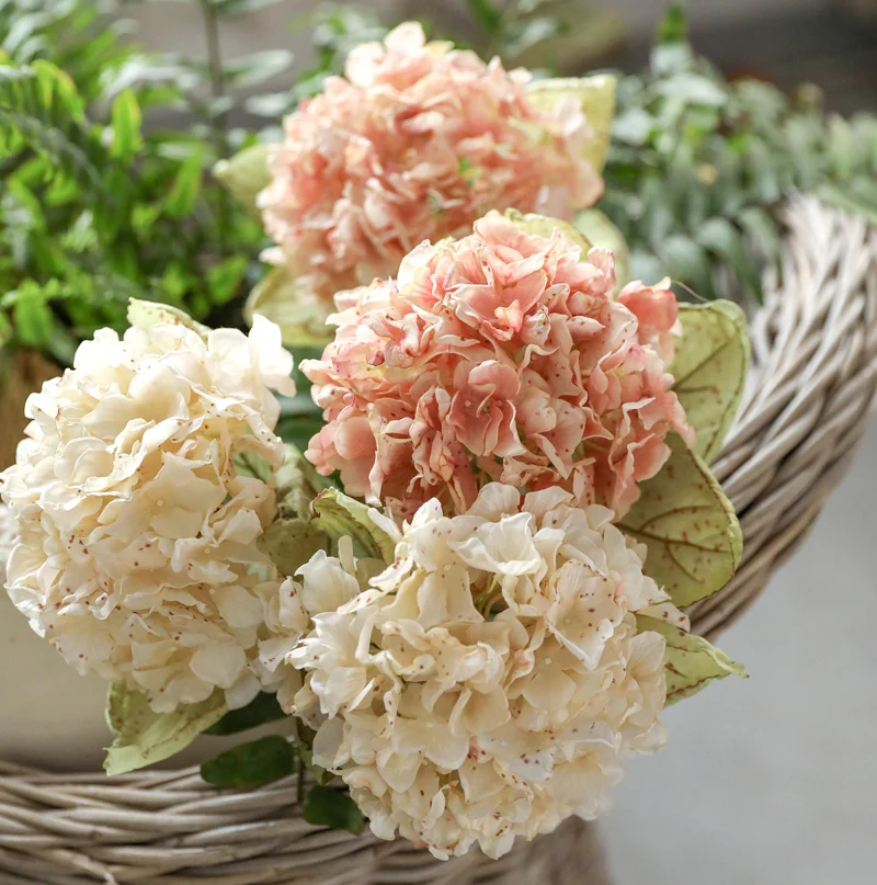 

wheat field in Mo Landi, large ink hydrangea artificial flowers artificial flower ornaments home accesso