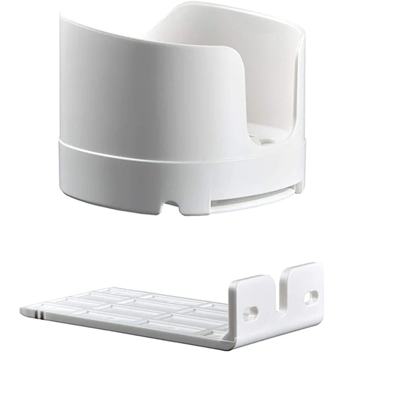 FULL-4 عبوات من حامل التثبيت على الحائط لنظام TP-Link Deco M4 / E4 / P9 / S4 المنزلي بالكامل، دعامة مع إدارة الحبل