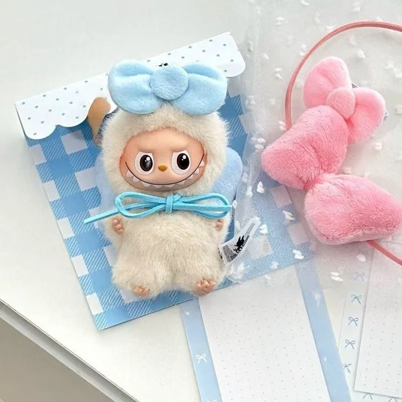 

Для куклы labubu 4,0, одежда, булавка для монстров, серия Love, сладкий розовый бант для мини-одежды Labubu, аксессуарыRopa Mini Edition