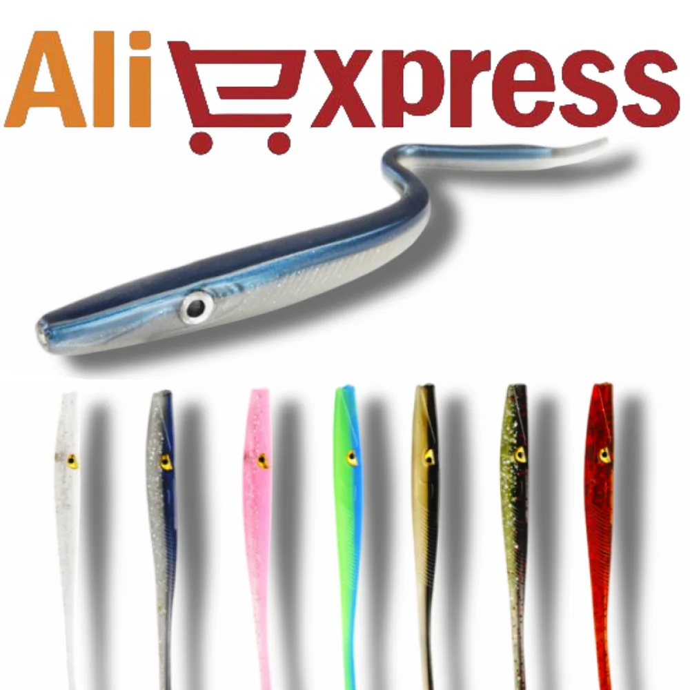 6 uds señuelo suave 125mm 4g Crazy Slug señuelo suave cebo de lubina gusano de silicona Shad Anguila Needfish RAIS Spotter Crazy Slug leurre souple