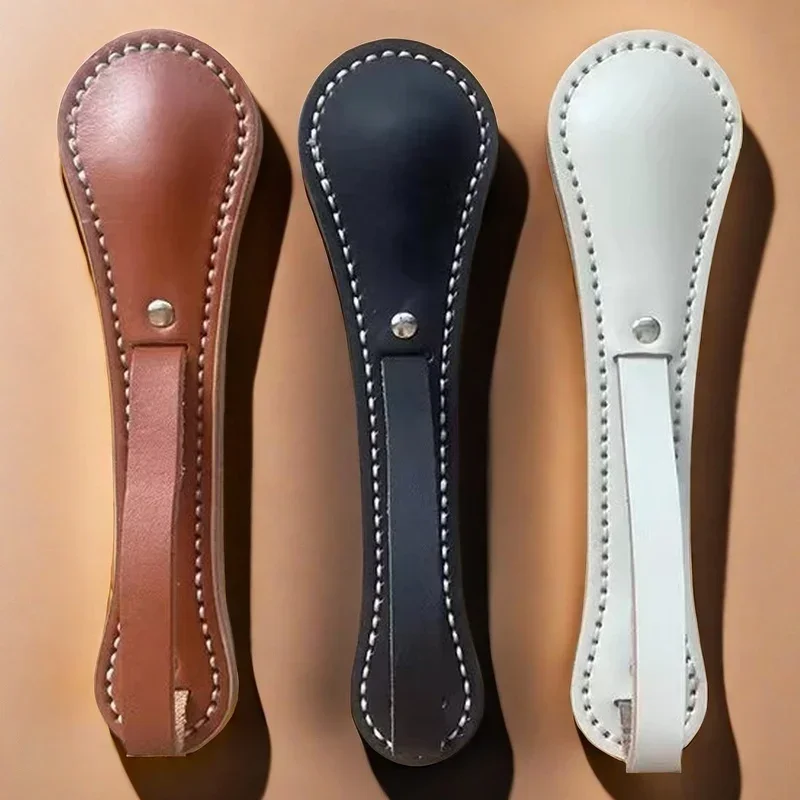 

22 см кожаный хлопушка для защиты и фитнеса, упражнения для кемпинга, фитнеса, встроенный свинцовый блок, голова из воловьей кожи, сшитая вручную