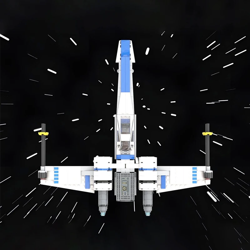 MOC-226402 espaço guerra batalha avião blocos de construção técnicos equipamentos montagem modelo tijolos brinquedos para adultos 496 peças ﻿