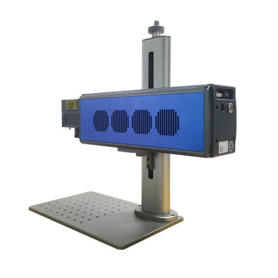 Portable 30W/50W Desktop Automatic Mini Fiber Laser Marking Machine for Many Materials Metal Plastic Supports AI/DXF/DST Graphic