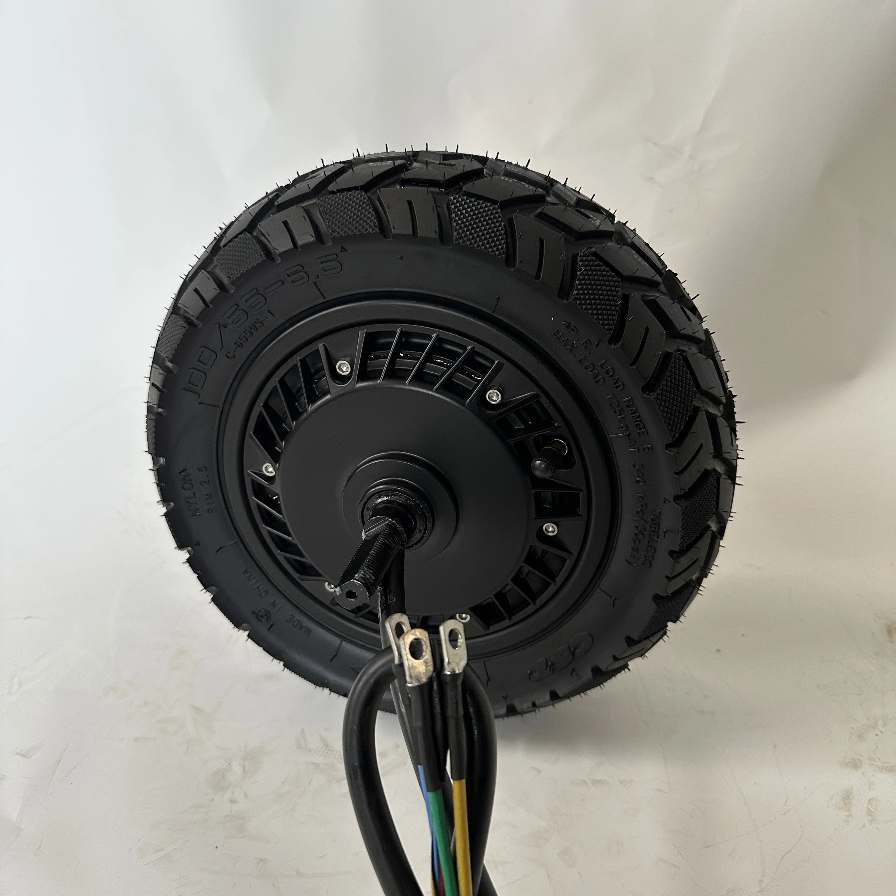 Fotografia 6: Motor de Cubo para Patinete Elétrico 11 Polegadas 52V60V1600W3000W, Motor Potente com Freio a Disco, Substituição de Motor Brushless para Patinete e E-Bike