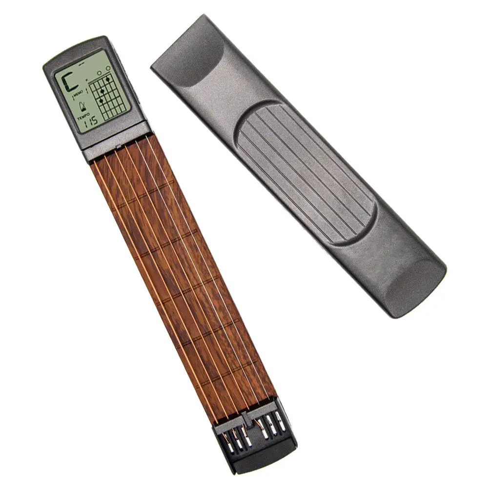 6-fret-portable-black-guitar-trainer-pocket-guitar-practice-tool-electronic-screen-finger-dexterity-exercise-for-guitarists