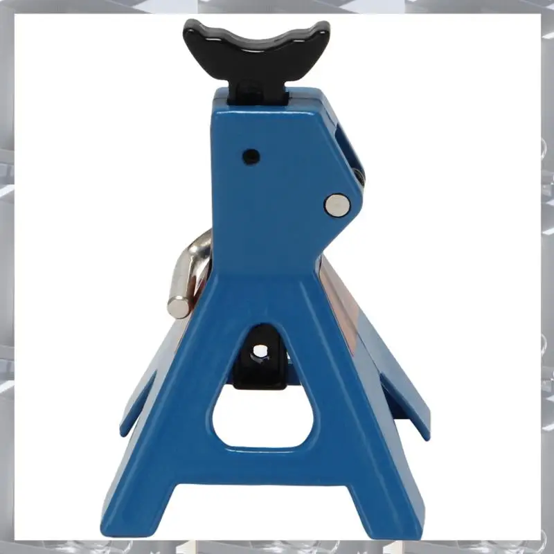 A84F-8X Metal Jack Stands Simulation Mini  For 1/10 RC Crawler Truck Car Trx4 SCX10 Simulation Climbing Vehicles-Blue