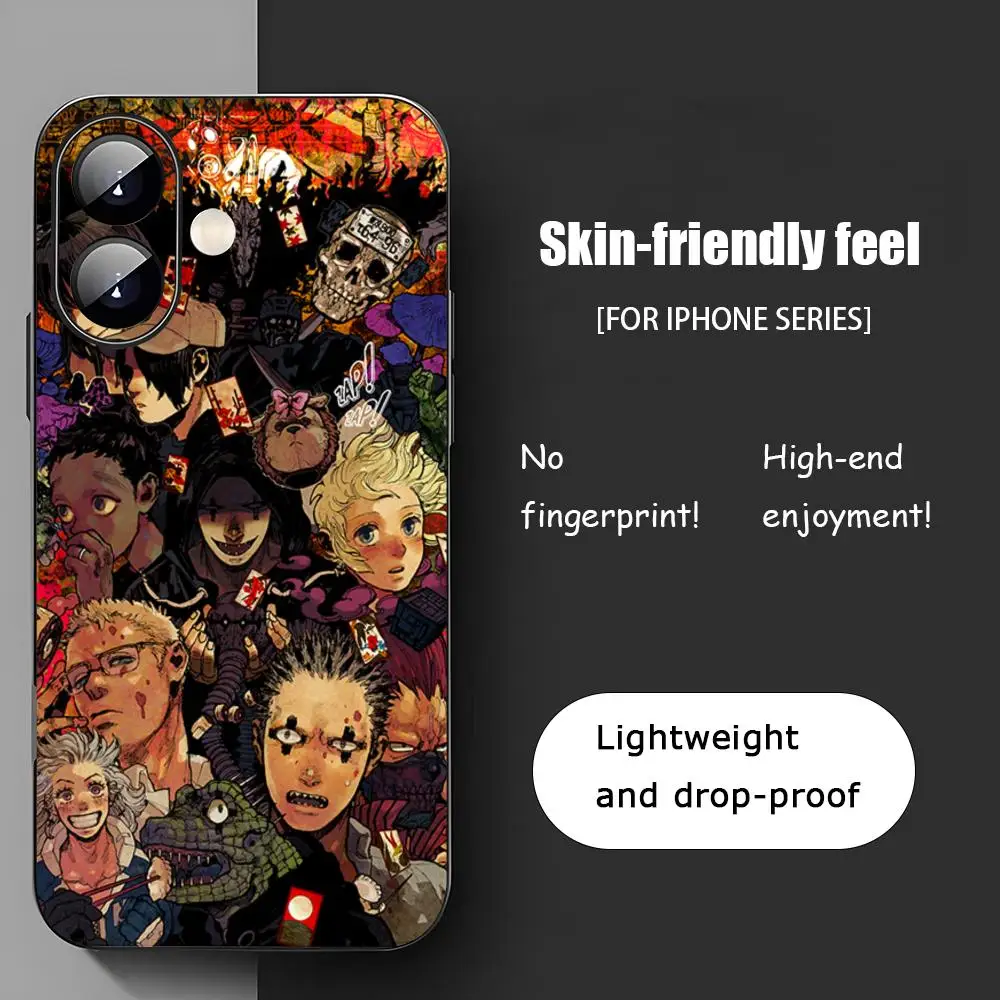 Dorohedoro risu nikaido Phone Case For iPhone 17 16 15 14 13 12 X XR XS 8 Plus Mini Pro Max Soft black Shockproof Cover