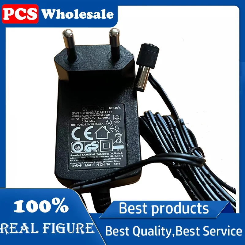 Original European standard two-pin charging head CZH015265055EUWH power adapter 26.5V550mA charger