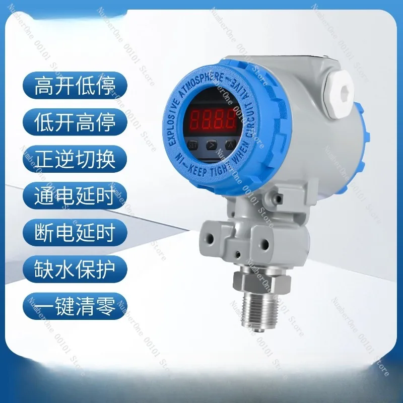 Explosion Proof 2088 Intelligent Digital Pressure Controller Relay Switch 4-20mA Sound Light Alarm for Water Air Oil Pressure